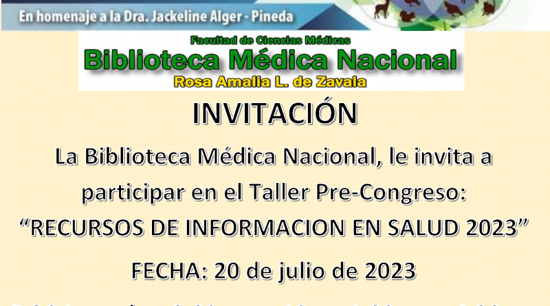 Taller PreCongreso Recursos de Información en Salud